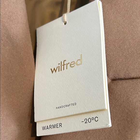 Aritzia Wilfred Symphony Camel Double-Breasted wool cashmere Coat - Picture 2 of 11